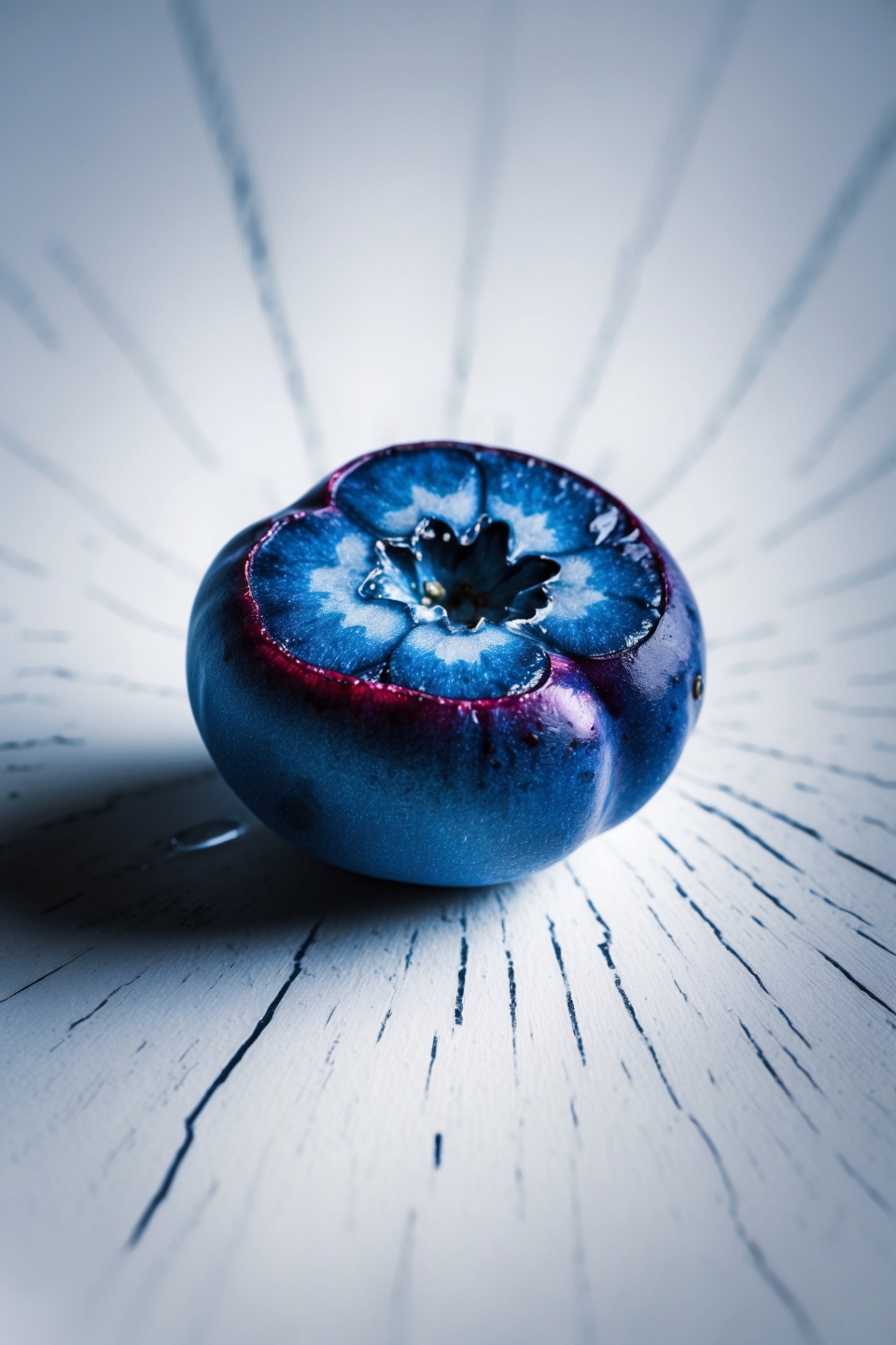 Blueberry — I · Crown on White Grain